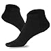 Low Cut Socks for Women,Short Cotton Womens Ankle No Show Black White Socks