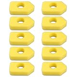 Kaymon 698369 Air Filter Foam Element for Briggs & Stratton 4216 5086K 5088 5088H 5099 MTD 490-200-0011 9B902 98902 98982 10A902 10B902 3.5 Thru 4.5 HP Lawn Mower Engine Motors (10 Pack)