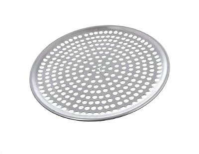Browne Foodservice 575350 Thermalloy Aluminum Perforated Pizza Pan, 10-Inch