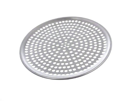 Browne Foodservice 575350 Thermalloy Aluminum Perforated Pizza Pan, 10-Inch
