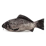 Qinlee Pencil caseRising Carp Fish-Like Zipper Pouch Weird Pen Pencil Case Makeup Case/Bag