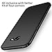 Avalri Samsung Galaxy A5 Case, Minimalistic Ultra Thin Shock Absorption Hard Case Slim Protection Cover Compatible with Samsung Galaxy A5 2017 (Black)