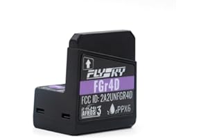 HELIDIRECT Flysky FGr4D 2.4GHz 4CH AFHDS 3 Waterproof PPX6 Receiver Dual Antenna PWM PPM i-BUS2 S.Bus i-Bus Output Compatible W Flysky Noble NB4 PL18 EL18 Surface Radio TX RC Cars, RC Boats, RC Toys