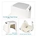 Vicsou Dual Height Two Step Stool For Kids, Toddler's Stool For Potty Training, Baby Exercise Step Stools For Using In The Bathroom/Kitchen/Toilet,Soft-Grip Steps Provide Comfort and Safety
