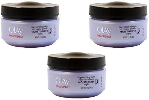 3 X Olay Regenerist Advanced Anti-aging Night Recovery Moisturizing Cream 1.7 Oz Fast Shipping