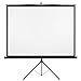VonHaus 84-inch Tripod Projector Screen - TV/Video/Power Point Presentation Platform - 4:3 Aspect Ratio Projection Screen - Suitable for LED, LCD and DLP Projectors