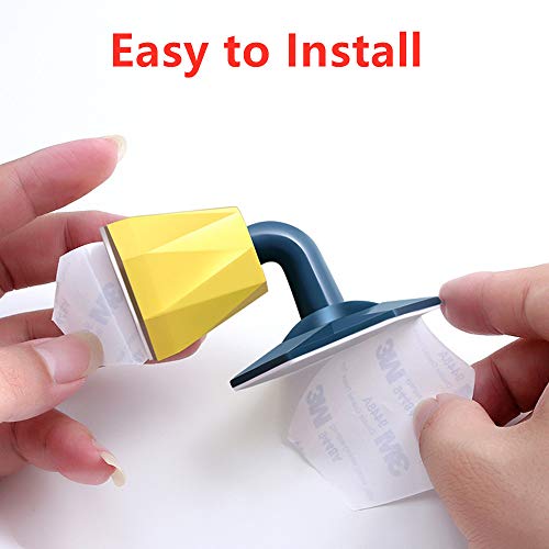 Silicone Punch-Free Door Stopper, Door Wedge Stop Bumper, Behind The Door, Bathroom Bedroom Door Anti-Collision