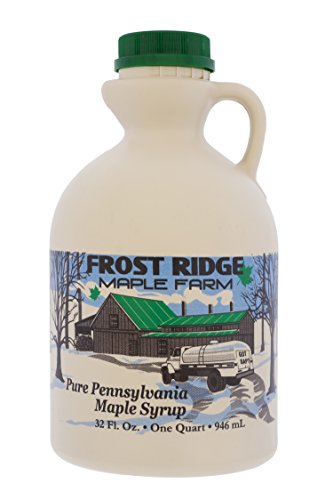Frost Ridge Maple Farm, Organic Maple Syrup, Grade A, Quart (32 FL OZ), Medium Amber Rich