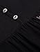 WAJAT Women's Short Sleeve V Neck Front Pleated Flared Comfy Loose Tunic Top Black Floral XL
