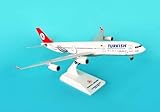 Daron Skymarks Turkish A340-300 Aircraft with Gear (1/200 Scale)