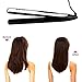 Berta 1-Inch Professional Tourmaline Ceramic Flat Iron Hair Straightener, Pearl White