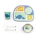 Bamboozle Tiny Footprints Wally Whale Dinner Set 24 Piece