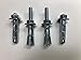 Sleeve Anchors (w/Nuts & washers), Zinc Plated Steel, Hex Head, 5/16