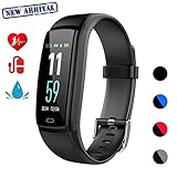 Mgaolo Fitness Tracker,Activity Health Tracker Waterproof Smart Watch Wristband with Blood Pressure Heart Rate Sleep Monitor Pedometer Step Calorie Counter for Android and iPhone