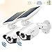 Solar Motion Sensor Light Outdoor - 800Lumens 8 LED Spotlight 5-Watt Solar Lights Outdoor IP66 Waterproof, Wireless Solar Flood Light for Porch Garden Patio Driveway Pathway,Aluminum,Pack of 2 (White)