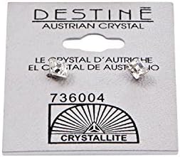 Destine Emerald Austrian Crystal Pear-Shaped Earrings