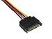 zdyCGTime 8-Inch 4 Pin Floppy Drive to 15 Pin SATA Male Power Cable(2-Pack)