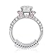 Dylviw Transparent Invisible Ring Size Adjuster Reducer Jewelry Guard Ring Fitter Tightener, 12pcs in 4 Sizes, Perfect for Loose Daily Rings, Engagement Rings, Wedding Diamond Rings