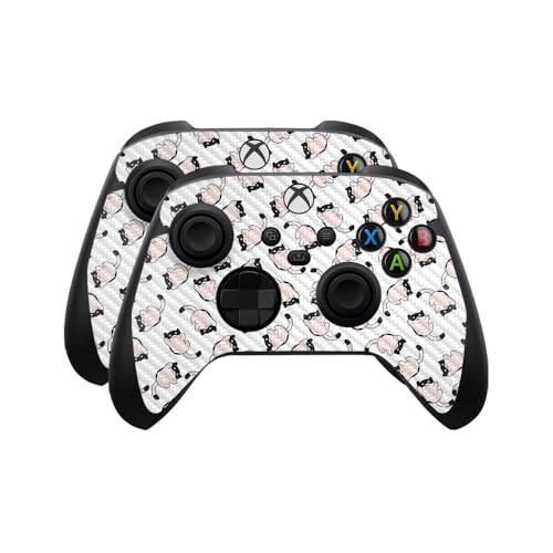 Carbon Fiber Skin Compatible with Microsoft Xbox Series X|S Controller (2 Pack)…