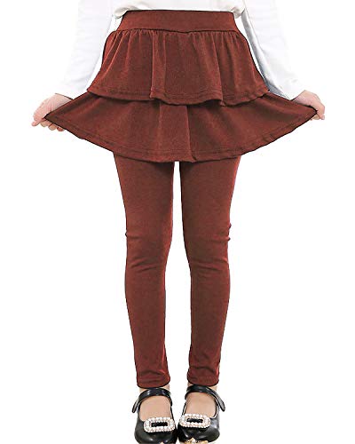 Adorel Leggings con Gonna 2 in 1 Tinta Unita Bambina Marrone 5 Anni (Taglia  del Produttore 120) | Prezzo.it
