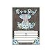 25 Boy Elephant Baby Shower Invitations, Sprinkle Invite For Boy, Coed Greenery Gender Reveal Theme, Cute Rustic Animal Peanut DIY Fill or Write In Blank Printable Card, Blue Garden Party Supplies