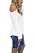 Dokotoo Womens Ladies Winter Fall Cold Open Shoulder Loose Soft Knitted Sweater Under 20 Pullover Top Blouse Large White