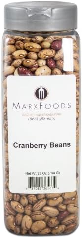 Marx Foods, Cranberry Beans, 28 oz.