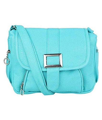 Anaadih Trading Sling Bag With Flap Cover For Ladies/Women Outdoor Carry,Sky Blue