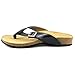 Vionic Isabeal Womens Toe-Post Orthotic Sandal Black Patent Snake - 7