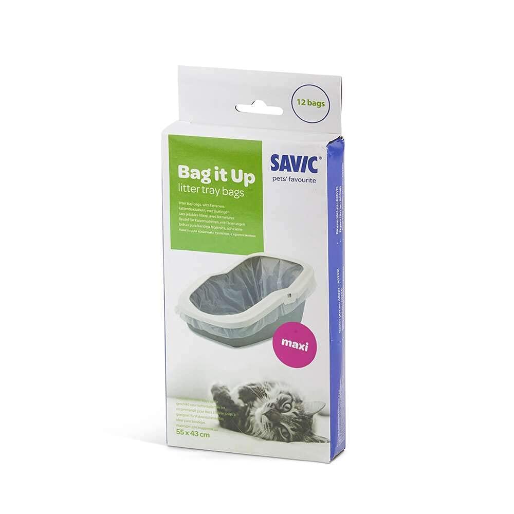 SAVIC Bag It Up 12 Maxi Hygienic Bags 55X43 cm