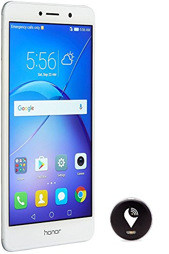 Huawei Honor 6X Dual Camera Unlocked Smartphone, 32GB Silver (US Warranty) and TrackR pixel Black