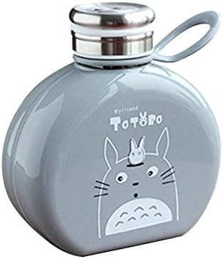 Yanper New Cartoon water Bottle Totoro Kettle Coffee Glass Bottle Creative Portable Plastic Gifts B 301-400ml
