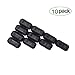 iSKUKA [Pack of 10 Ferrite Beads Clip - on Design for HDMI Cable USB Cable Noise EMI RFI Suppressor Ferrite Core Ferrite Ring (13MM)