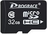 Prograce 32GB Micro SD Card Class 10 TF Card Memory Card Kids Camera