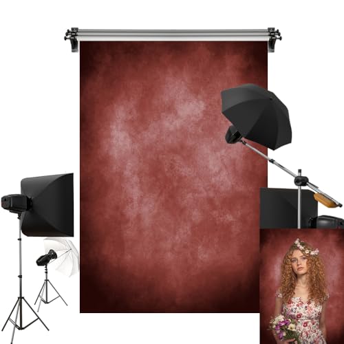 Kate Red Abstract Photography Backdrop