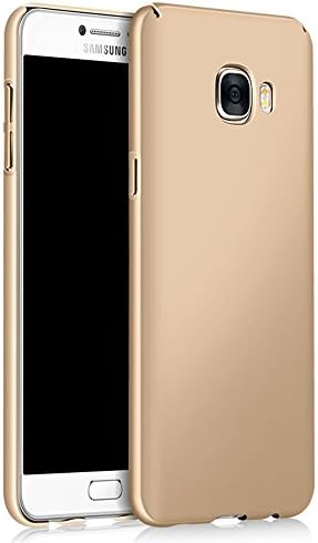 Galaxy S7 Edge Case, Sincase Snug-Fit Slender [Non Slip] Ultra-Thin Side to Side Coverage Bumper [Super Lightweight] Superior Coating Hard PC Cover for Samsung Galaxy S7 Edge, MS-Gold