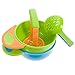 Mash & Serve Baby Bowl Set with Toddler Training Spoon & Fork Also Comes with A Travel Case - Makes A Great Gift
