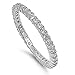 CHOOSE YOUR COLOR Sterling Silver Eternity Ring