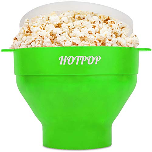 The Original Hotpop Microwave Popcorn Popper, Silicone Popcorn Maker