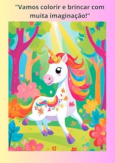 Livro "Vamos colorir e brincar com muita imaginação