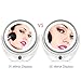Makeup Mirror, Broadcare Double Sided Lighted Vanity Mirror, 1x/5x Magnifying Mirror with Lights Travel