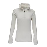 Columbia Women's Glacial Fleece III Print 1/2 Zip, Chalk Diamond Quilt, Small