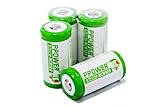 PPOWER CR123 RCR123A Rechargeable Batteries (4-Pack) 3.7V Battery Arlo Wireless Security Cameras (VMC3030/VMK3200/VMS3330/3430/3530) CE/IEC62133 Certificated