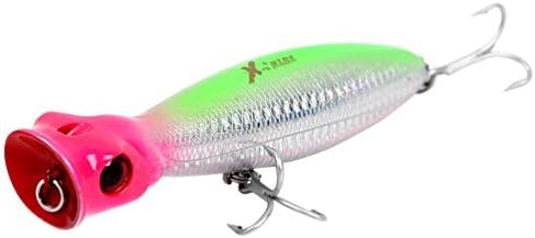 Kingdom Floating Fishing Lure Set Bass with Topwater Floating Rotating Tail Artificial Hard Bait Fishing Lures Swimbaits Slow Sinking Hard Lure Saltwater and Freshwater