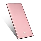 Keluoer 10000mah Universal Ultra Compact Portable Battery External Battery Pack Portable Charger Power Bank for Iphone Ipad and Android Smart Device (Rose Gold)