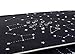 canvaslife Black star Pattern 360 Degree Protective 13 inch Canvas Laptop Sleeve with Pocket 13 Inch 13.3 Inch Laptop Case