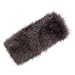 Dikoaina Womens Faux Fur Headband Winter Earwarmer Earmuff Hat Ski Silver Grey