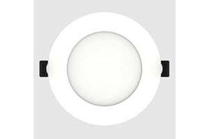 RAB LIGHTING RAB WFRL4R99FA120WS Edge-Lit Wafer CCT Field Adjustable, 2700/3000/3500/4000/5000K All-in-one, No Housing Required (Smooth, 4")