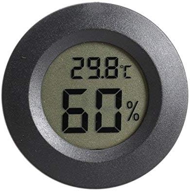 Mini Digital Temperature Humidity Meter Gauge Shyshing Thermometer Hygrometer LCD Degree Centigrade (C) Display Indoor (1Pc)