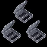 Ogrmar Hot Portable Hard Plastic Battery Case Holder Storage Box for 2x9V Batteries(3 Pack) (3 Pack)